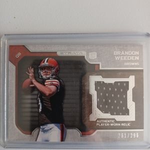 2012 Starta RC Patch Brandon Weeden 261/296